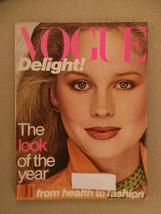 Vogue Magazine Rose Vela; Fashion, Fernando Sanchez; Lingerie Beauty Jan 1978 VG - £27.97 GBP