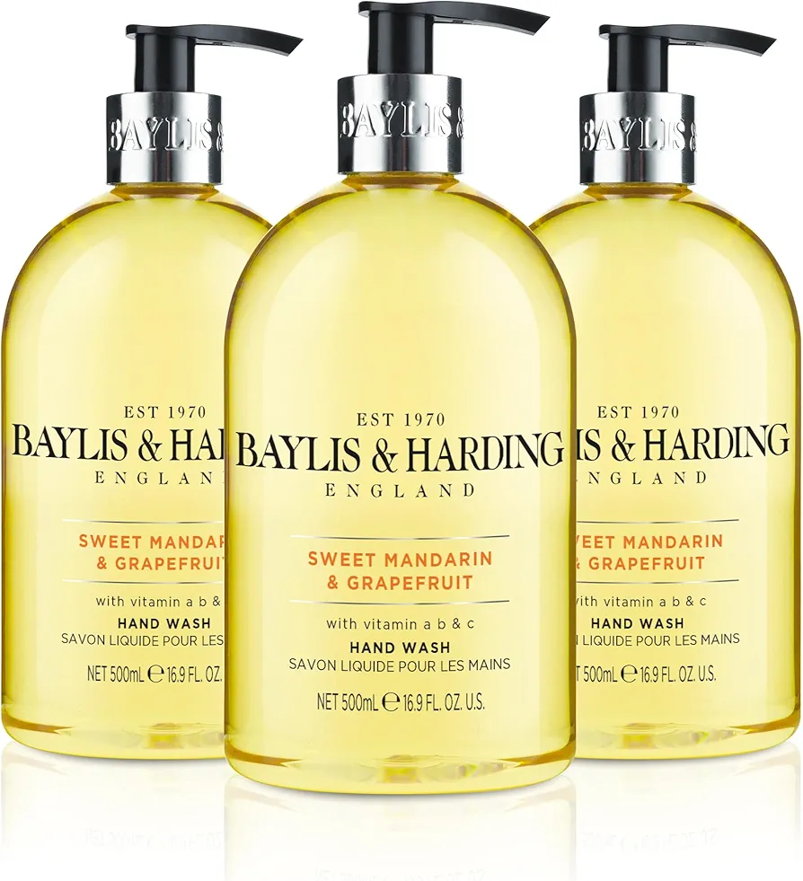 Baylis &amp; Harding Sweet Mandarin and Grapefruit Hand Wash, 500 ml Pack of 3 - $8.50