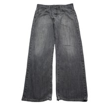 Calvin Klein Pants Mens 32 Black Faded Mid Rise Relaxed Straight Leg Jeans - £23.29 GBP