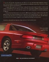 1996 Pontiac Firebird Sport Aspetto Pacchetto Colore BROCHURE-OTTIMO Originale - $12.19