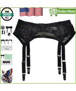 Elegant Women’s Vintage Black Garter Belt - Adjustable Size and Timeless... - $47.54 CAD