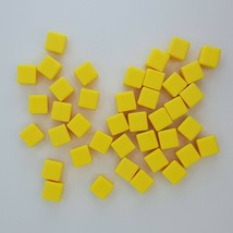 Bloxels Starter Kit 40 Yellow Coin Blocks Set Replacement Pieces Mattel 2016 - $3.70