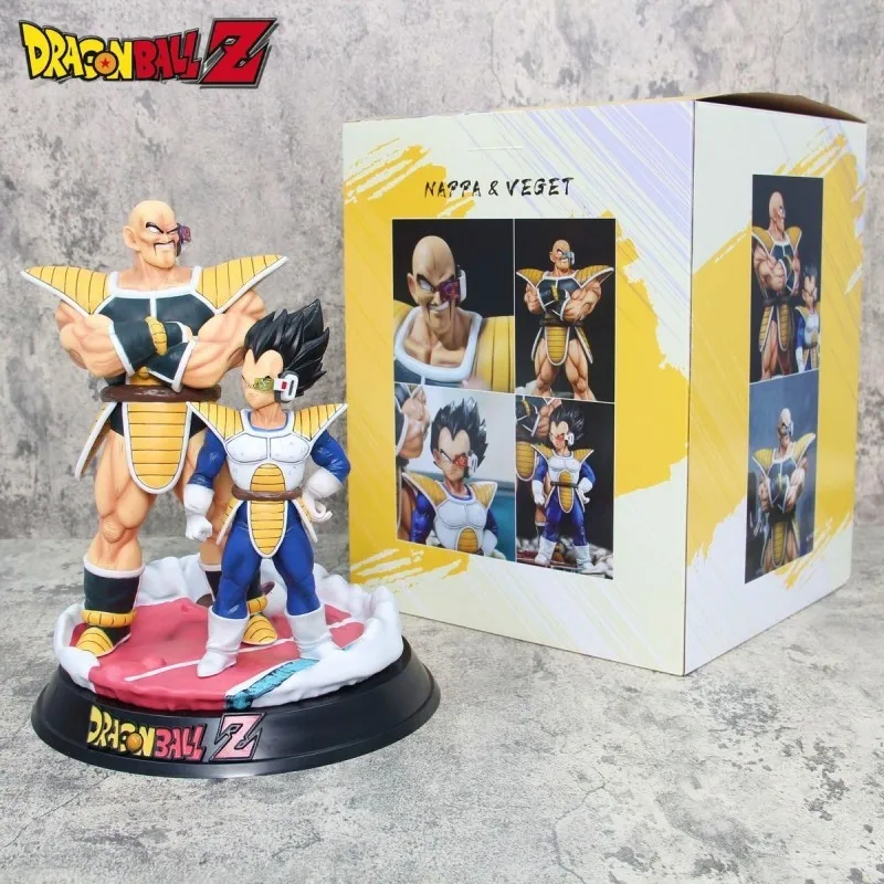 35cm Dragon Ball Z Figures Nappa Vegeta Anime Figure Dbz Saiyan Gk Figurine - £150.31 GBP+