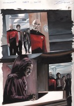 Star Trek Next Generation Doctor Who Assimilation ² Original Art Picard ... - £387.00 GBP