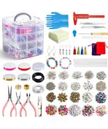 1960pcs Jewelry Making Kit – Beads, Wire &amp; Findings for DIY Jewelry - $68.99