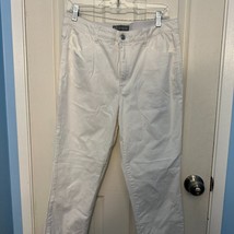 Wit &amp; Wilson White Slim Fit Jeans | Size 12 | Stretch Denim | Minor Flaws - $10.40