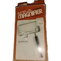 Vintage Al-Site Magnifier All Purpose Magnifying Glass 2&quot;X3&quot; 1980 Prop R... - €18,13 EUR