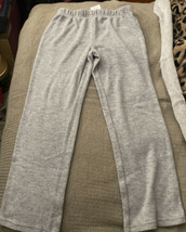Toughskins Girls Child sweats pants size 6 6X Light Gray - £2.67 GBP