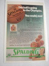 1976 Ad Spalding Top Flite 100 Basketball Rick Barry - £6.33 GBP