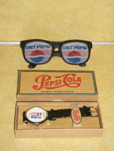 Old Pepsi Can Steel Watch Sun Glasses Leatherman Knife Pop Bottle Glass Diet Vtg - £52.08 GBP