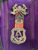 Vtg Sterling Silver Jr Order of United American Mechanics Badge Medal - $49.45