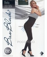 Women&#39;s Post Pregnancy Leggings 200 Denier Black BELLA Long Pants - €28,94 EUR+
