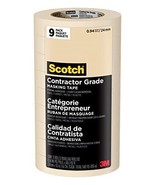 Scotch Contractor Grade Masking Tape, 0.94 inches by 60.1 yards (540 yards - $42.59 CAD