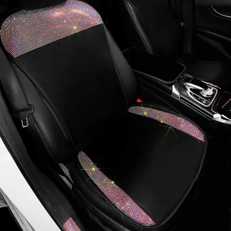 Wholesale Bling Car Seat Covers for Women Rhinestone Breathable Mesh Auto Seat - £22.04 GBP+