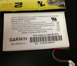 OEM ORIGINAL 1250 mAh BATTERY FOR GARMIN 5&quot; GPS DEVICES - $17.81