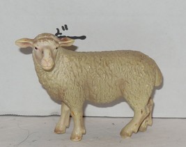 2003 Papo Schleich 2&quot; Female Sheep EWE Standing White Farm Rare HTF - £7.55 GBP