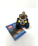 LEGO City Jungle 30355 ATV Car &amp; Minifigure COMPLETE EUC - $12.34