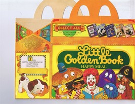 ORIGINAL Vintage McDonald&#39;s Little Golden Book Happy Meal Box - $14.84
