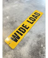 VULCAN 12&quot; X 60” Hinged Aluminum Wide Load Sign Banner Semi Truck Trailer - $151.00