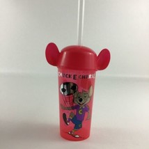Chuck E Cheese Collectors Cup Soccer Player Mouse Sports Bottle Straw 2019 CEC - £11.59 GBP