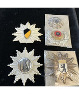VINTAGE Assorted German POLICE HAT BADGES - £36.49 GBP