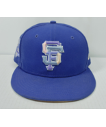 San Francisco Giants Nightbreak New Era 59fifty Fitted Cap Hat 7-1/4 SOME WEAR - £19.71 GBP