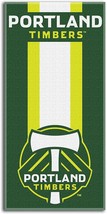 MLS Portland Timbers Zone Read Poly/Cotton Beach Towel 30 x 60&quot; - £18.88 GBP