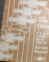 1988 Chevy Rvgp R V G P Truck Service Shop Workshop Repair Manual Oem Gm Dealers - £47.14 GBP