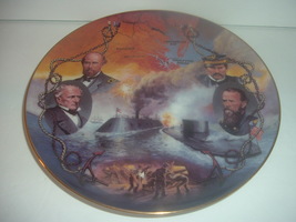 Battles of the American Civil War The Monitor and The Merrimac Plate - $12.99