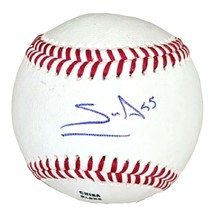 Sean Manaea New York Mets Signed Baseball Oakland Athletics A&#39;s Autograph Proof - £61.98 GBP