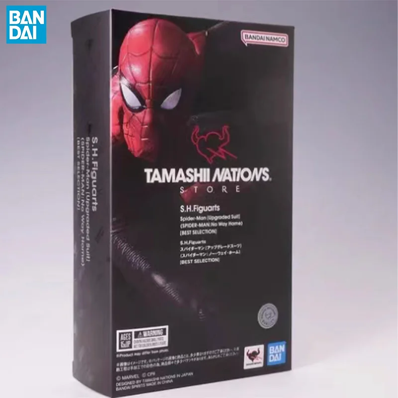 100% Original S.H.Figuarts Shf Tamashii Nations Spider Man Upgraded Suit In - £114.89 GBP