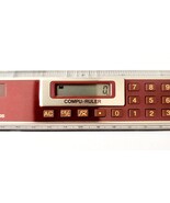 1980s TecXon RC-80S Compu-Ruler Solar Power Calculator w/Case Vintage F17 - €21,52 EUR 1980s TecXon RC-80S Compu-Ruler Solar Power Calculator w/Case Vintage F17 - €21,52 EUR