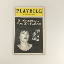 1993 Playbill The Helen Hayes Theatre &#39;Shakespeare for my Father&#39; John C... - £11.20 GBP