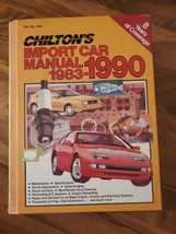Chiltons Import Car Shop Manual 1983-1990 Repair Service 7901 - $15.88