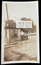 Train Station Photo Jim Ferrick Ferrich Washington St. Reading Train Cro... - $9.00