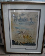 SALVADOR DALI Le Voyage Fantastique 11 X Color Litho 50/195 1981 Framed Genuine - £2,307.92 GBP