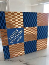 Louis Vuitton shopping Holiday Christmas bag 2022 Rare Authentic 34×40×16cm blue - £52.41 GBP