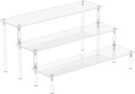 Aredpoook Acrylic Display Risers, 3 Tier Perfume Organizer Stand - $12.47