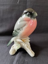 Karl Ens Bird Bullfinch Germany Antique Porcelain Statue Figurine Marked Rare - £131.59 GBP