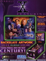 The X FILES Pinball FLYER 1997 Original Skully Mulder David Duchovny Aliens - £14.56 GBP