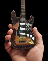 STEVIE RAY VAUGHAN #1 Replica Fender Stratocaster 1:4 Scale Guitar ~Axe Heaven~ - £25.81 GBP
