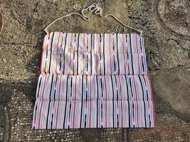 Woman's antique apron, hand woven wool apron, of women's costume from Me... - $35.00