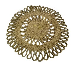 Rastogi Handicrafts Handmade Rattan Placemats Eco-Frindly Dining Table W... - £15.41 GBP