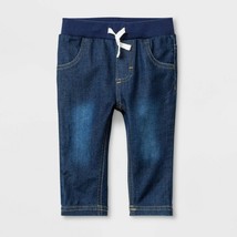 Baby Boys&#39; Knit Repreve Jeans James Wash - - Blue 3/6 Months - £16.47 GBP