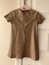 BRB Ribbed Toddler Girl Cocoa Brown Dress, 2T NWT - $451.02 MXN