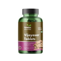Vijasar Tablets 1000 mg Malabar kino | Pterocarpus marsupium 120 tablets - $17.33