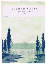 Second Valse Op 36 Sheet Music Benjamin Godard Edition Beautiful - £13.89 GBP