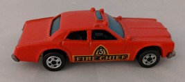 Vintage 1977 Hot Wheels Fire Chief Red Die Cast Metal Car Mattel Malaysia 1:64 - £7.80 GBP