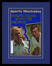 1970 Jack Nicklaus Arnold Palmer Framed 11x14 Sports Illustrated Cover Display  - £31.15 GBP
