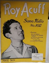 ROY ACUFF / ORIGINAL 1946 SONG FOLIO / SOUVENIR PROGRAM - VG CONDITION - $20.00